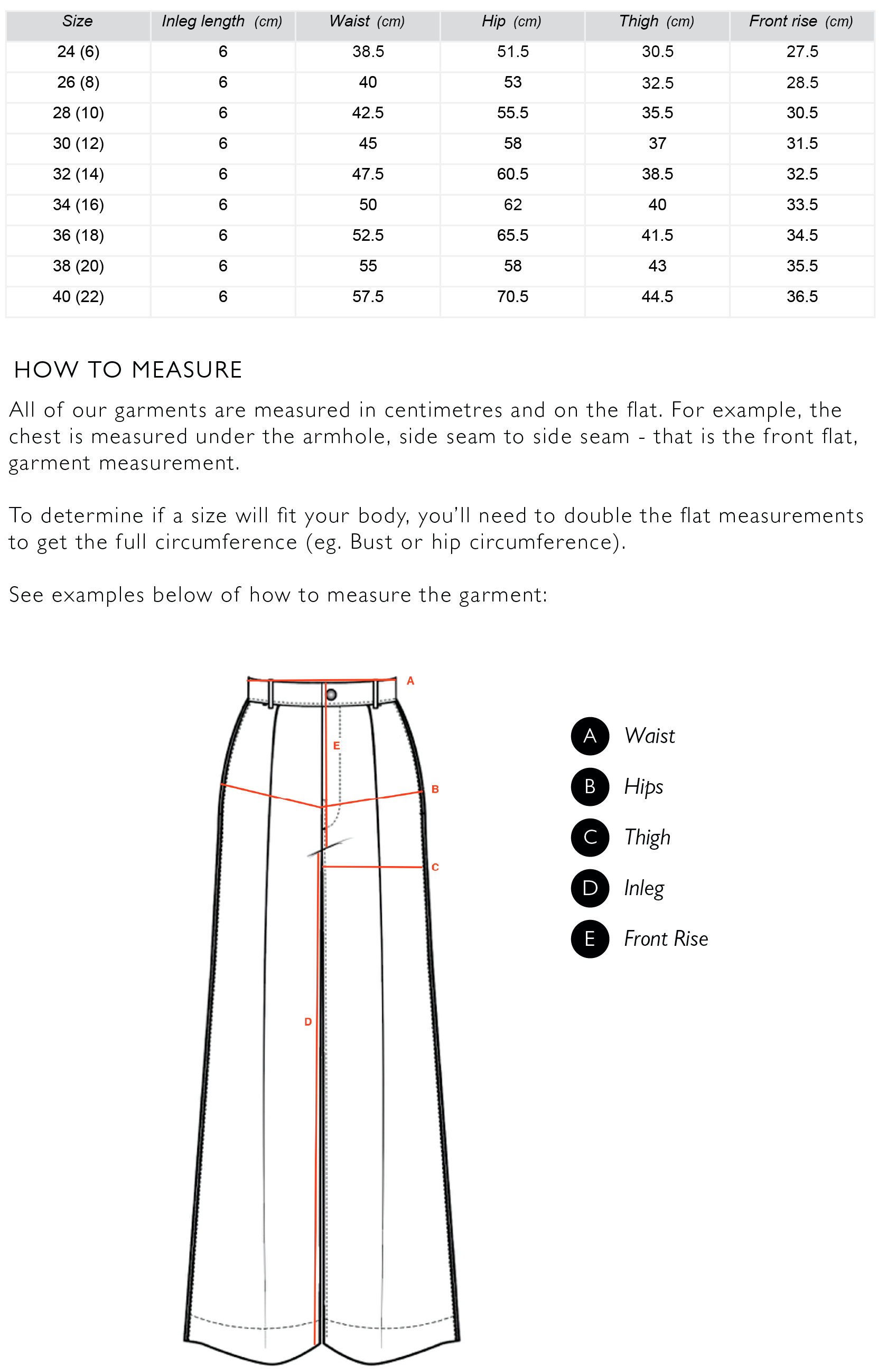 SIZE GUIDE width=